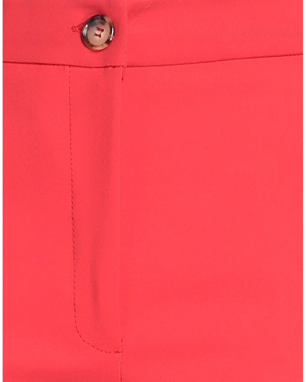 SOLOTRE Red Pants Polyester, Elastane