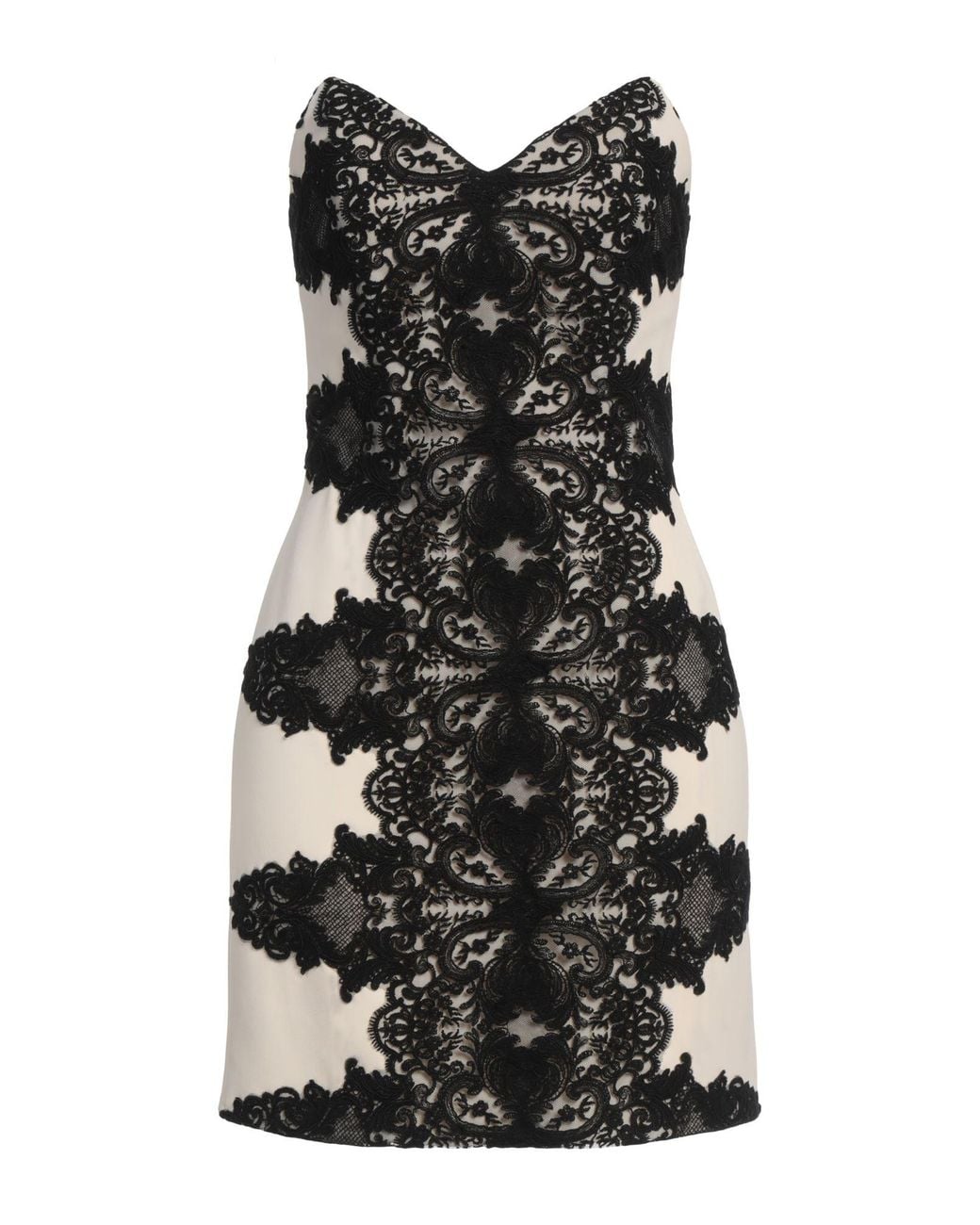Elisabetta Franchi Black Mini Dress Viscose, Acetate, Elastane, Polyamide, Cotton