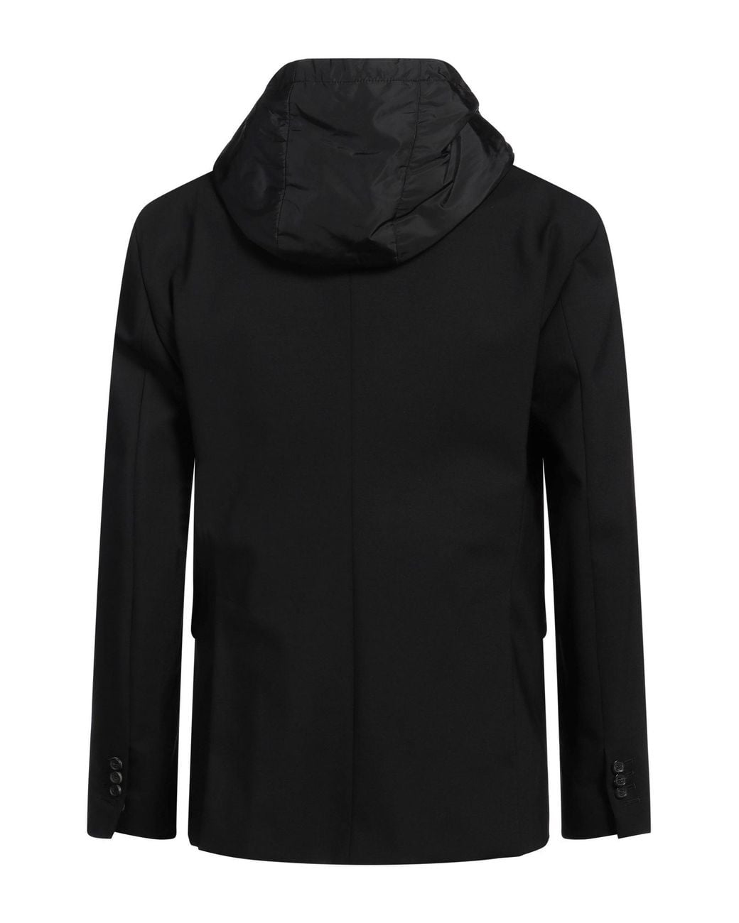 DSquared² Black Jacket Virgin Wool, Elastane, Polyamide for men