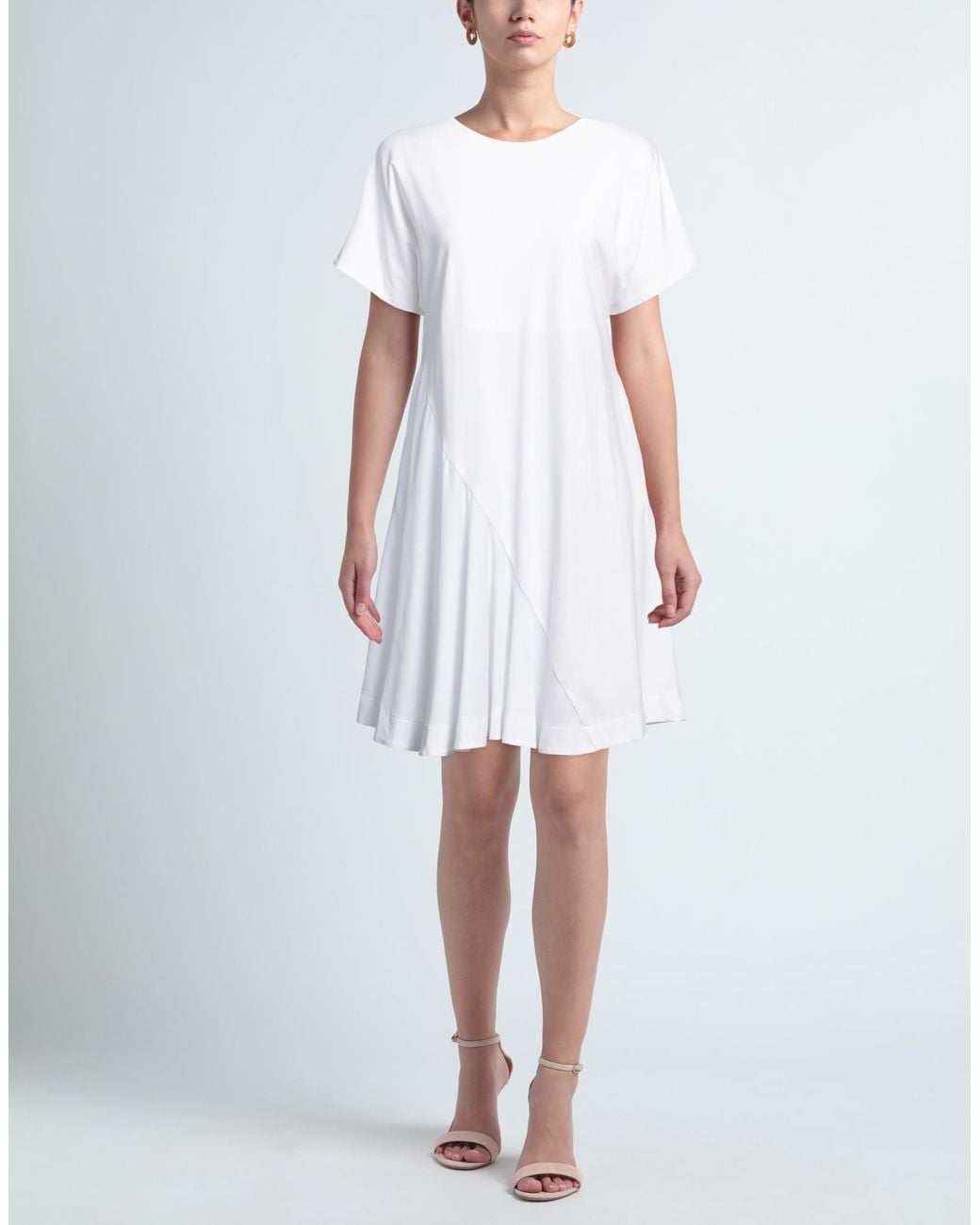 Alpha Studio White Mini-Kleid