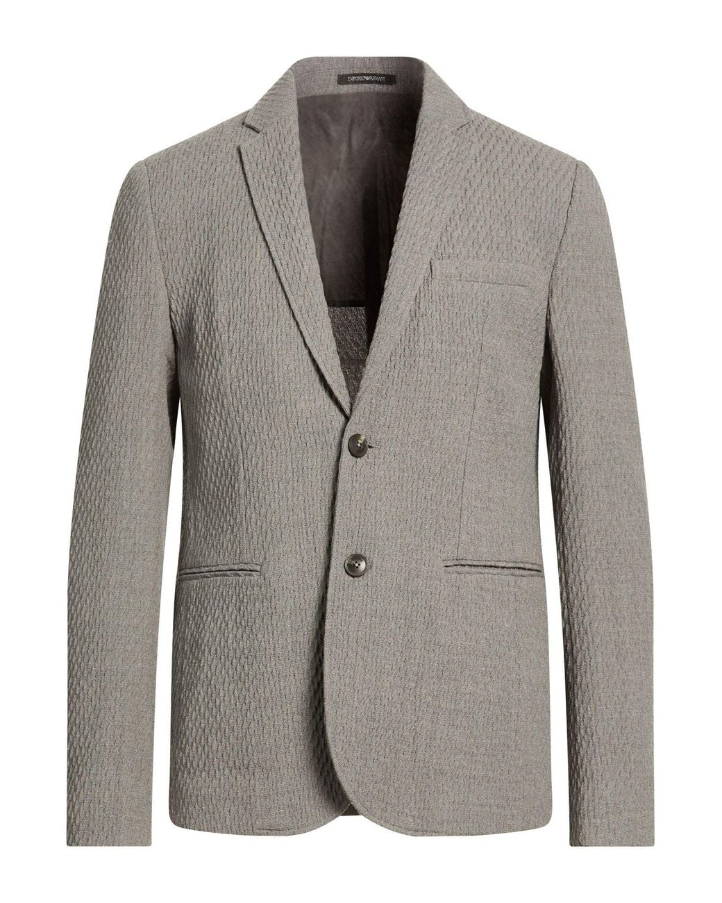 Emporio Armani Gray Blazer for men