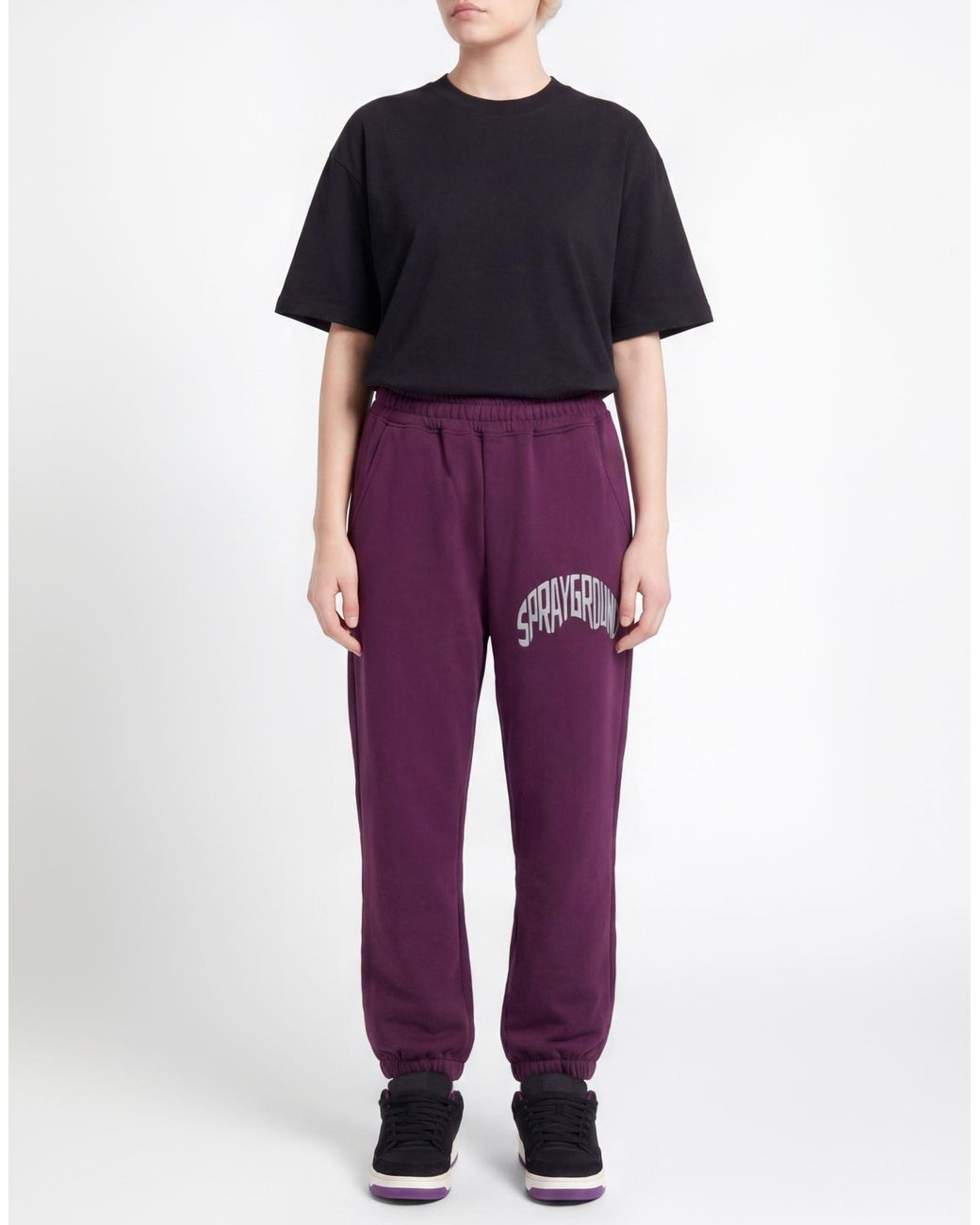 Sprayground Purple Plum Pants Cotton
