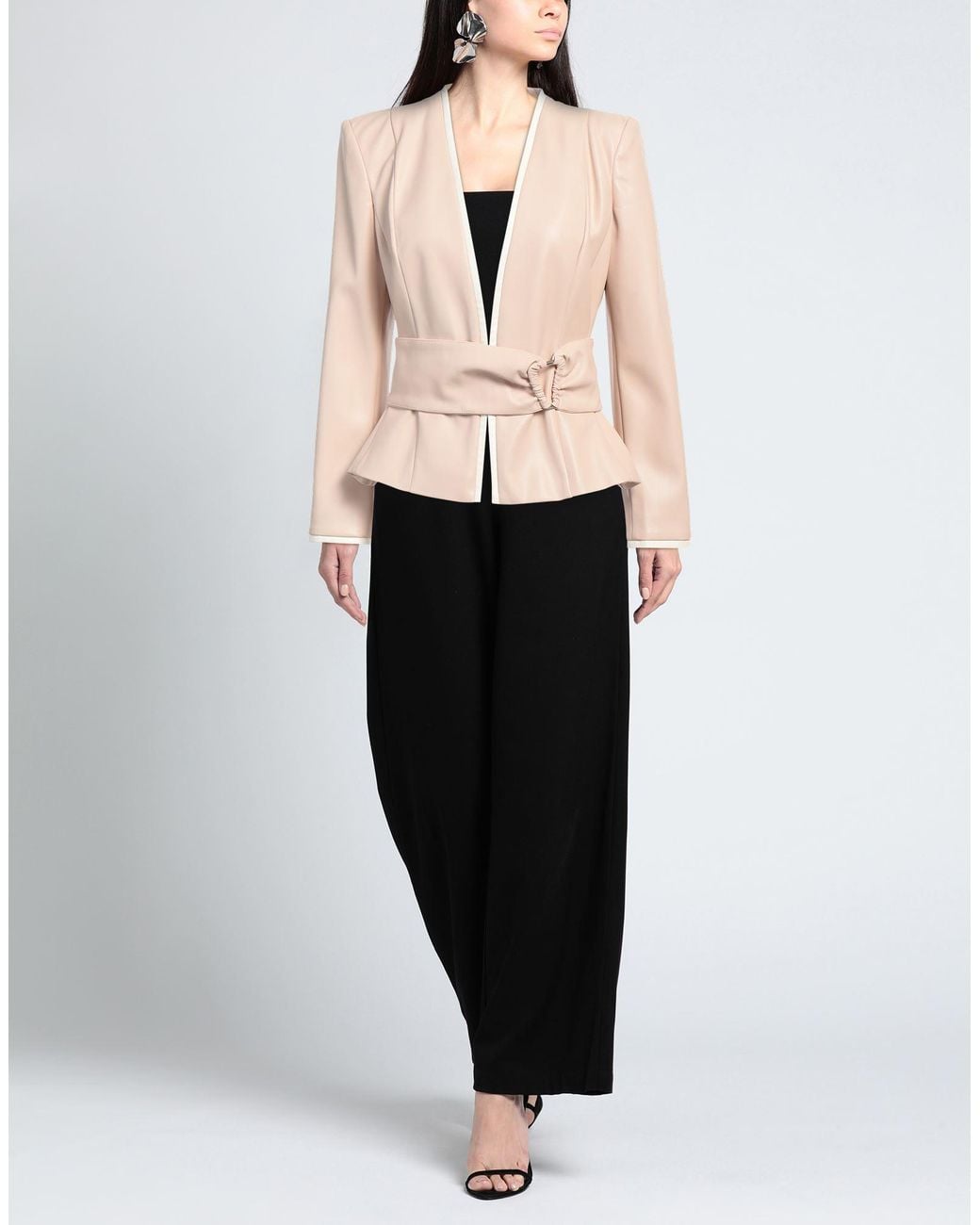 Nenette Pink Jacket Polyester, Polyurethane