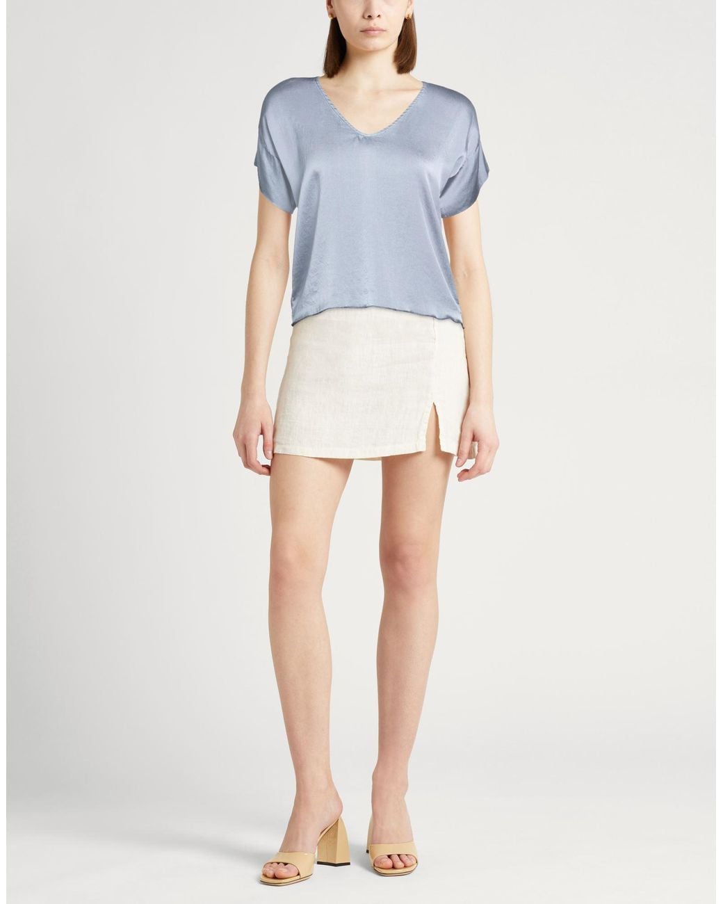 Crossley Blue Top Silk, Elastane