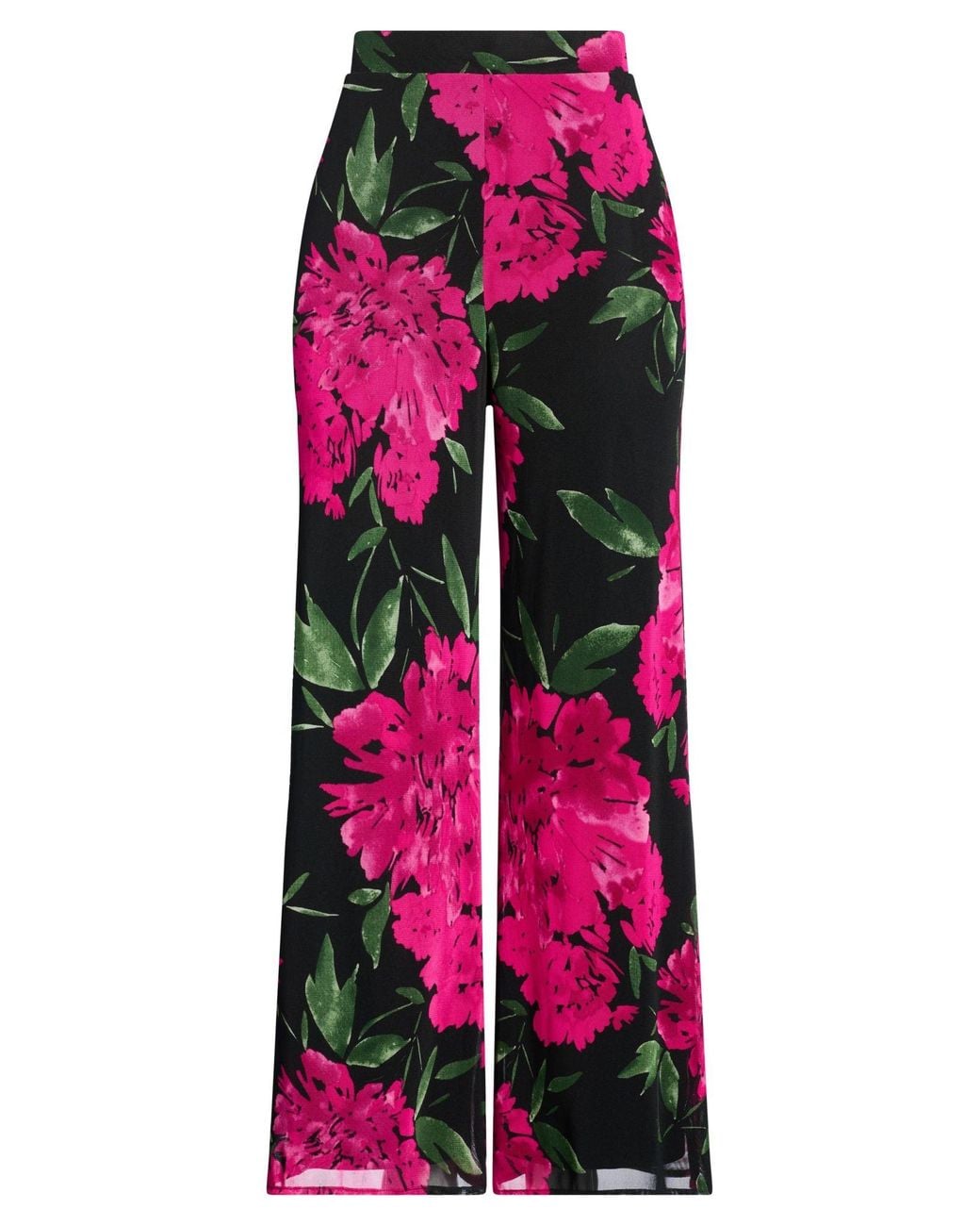 FRANK LYMAN Pink Pants Polyester, Elastane