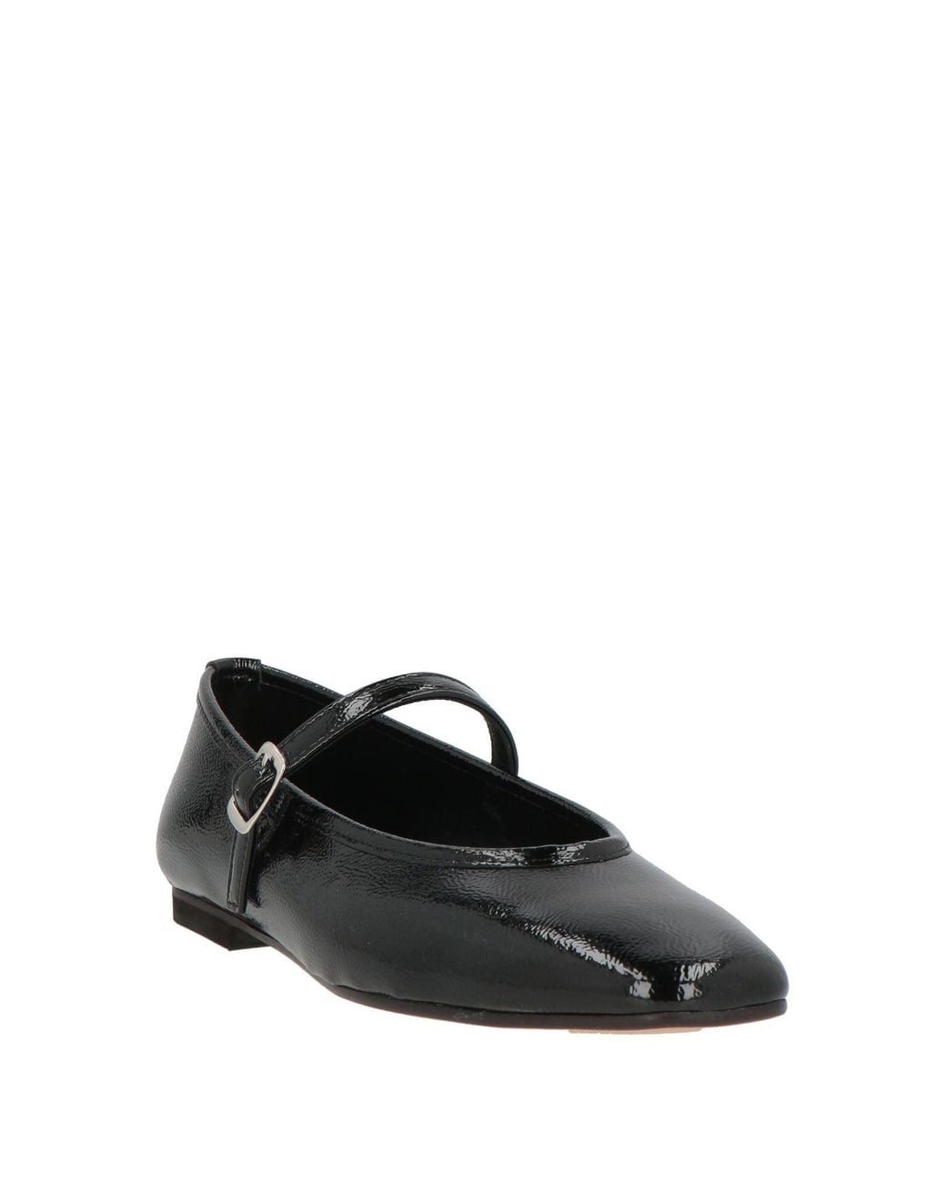 Nila & Nila Black Ballet Flats Leather