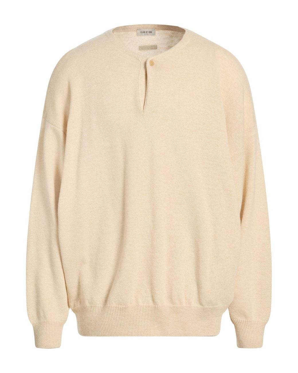 Fear Of God Natural Sweater Virgin Wool for men