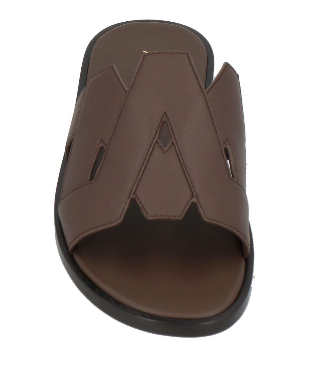 Amiri Brown Sandals Leather for men