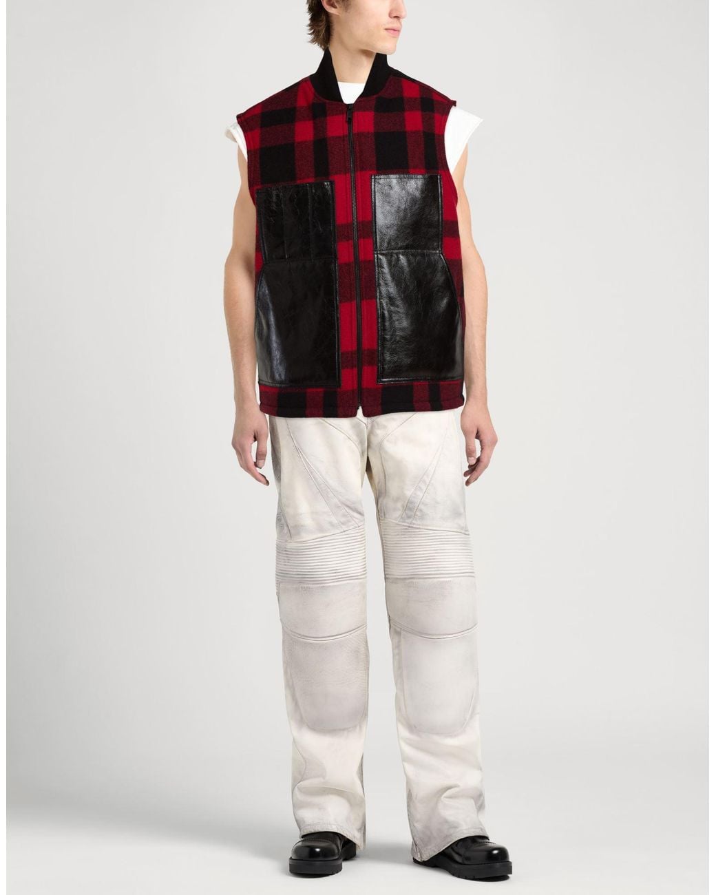 Junya Watanabe Red Gilet for men