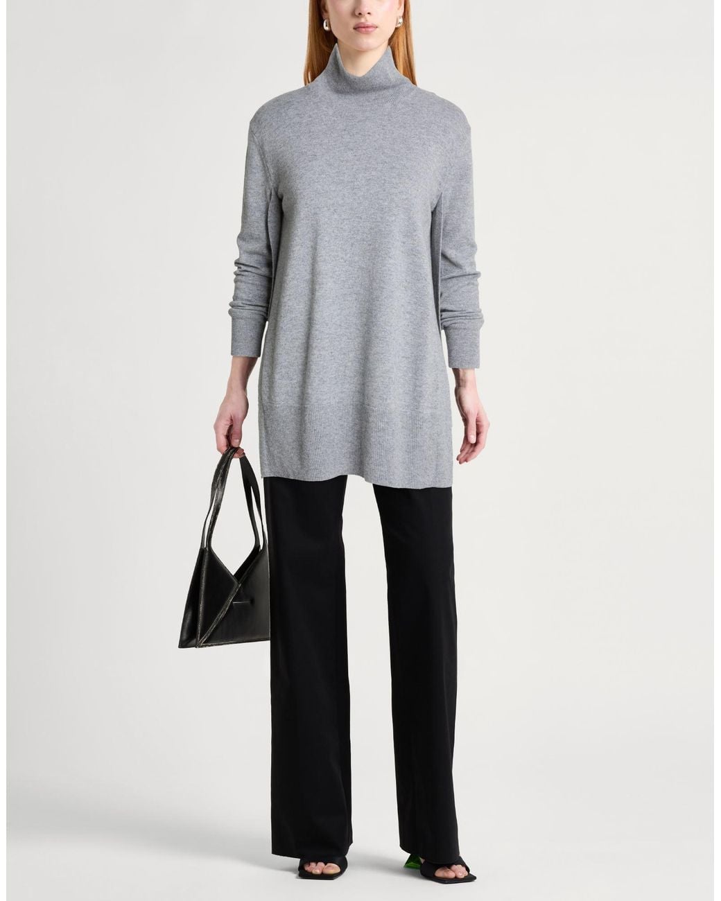 Alpha Studio Gray Turtleneck