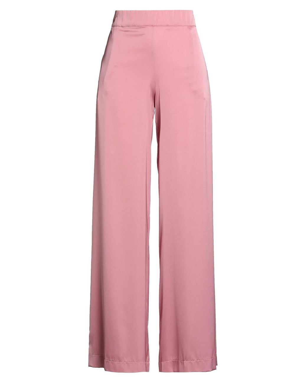 D.exterior Pink Pants Polyester, Elastane