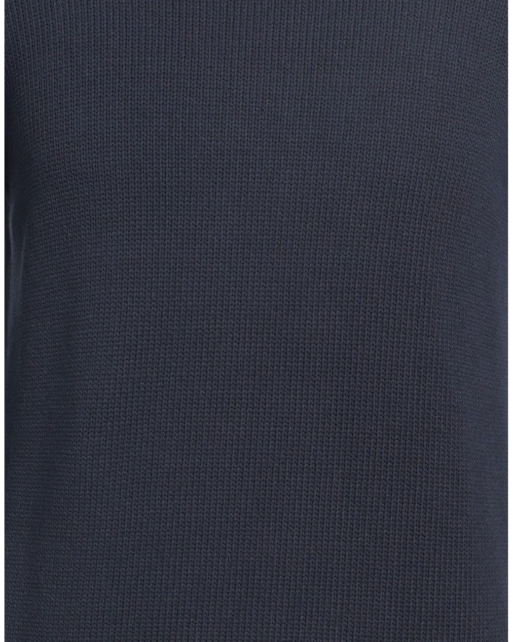 Alpha Studio Blue Sweater Cotton, Polyamide for men