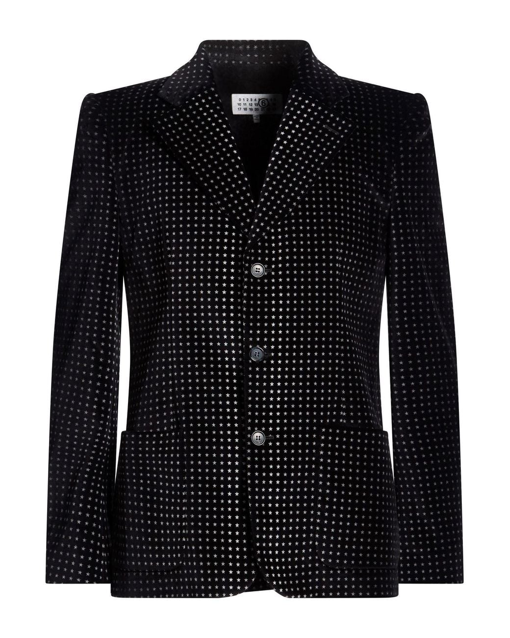 MM6 by Maison Margiela Black Blazer Cotton, Elastane for men
