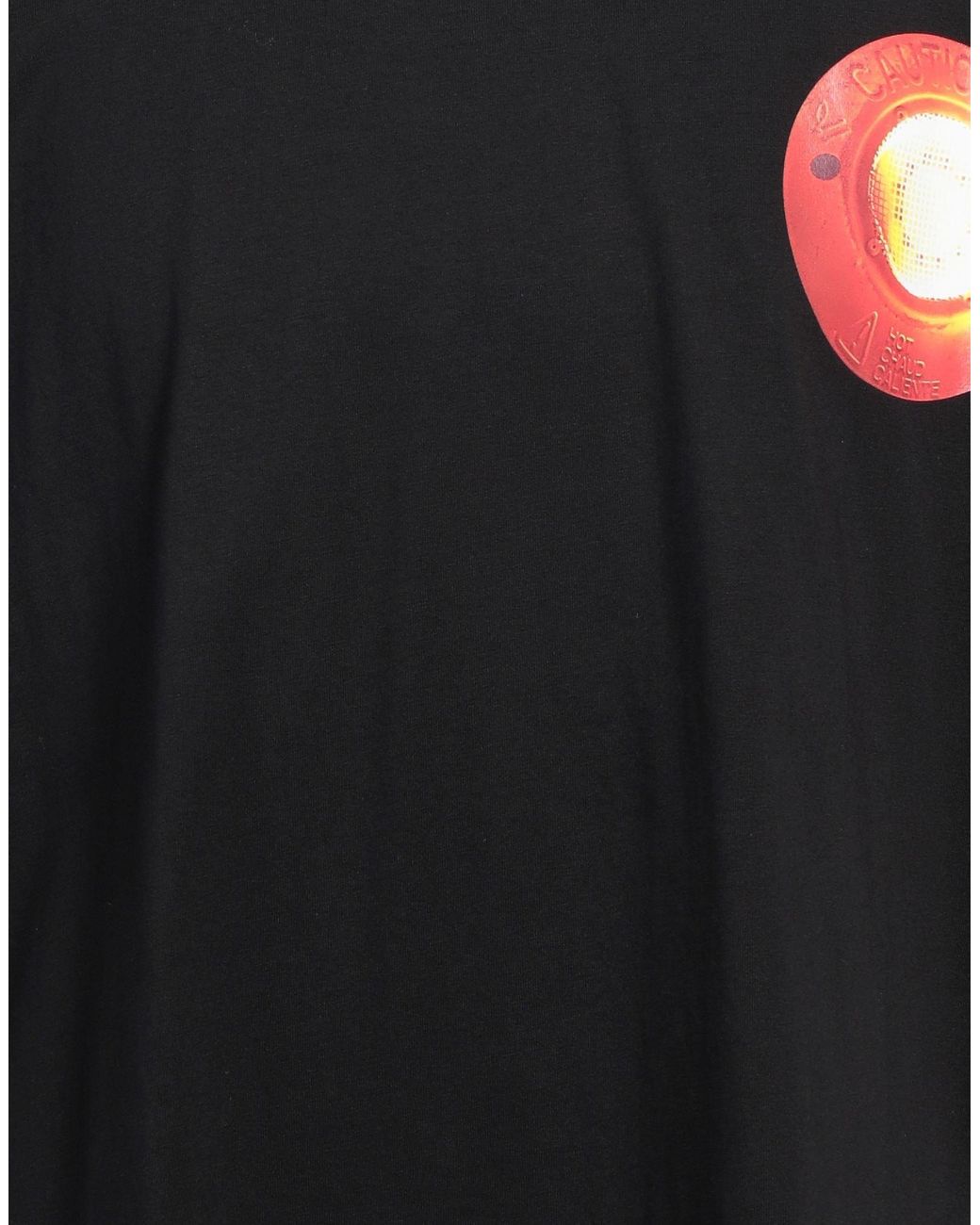 MSGM Black T-Shirt Cotton for men