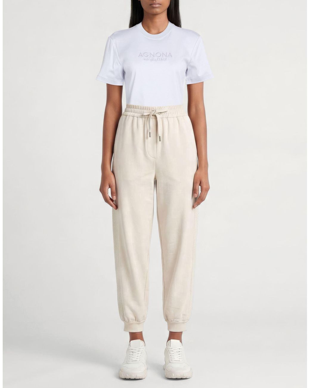 Agnona White T-Shirt