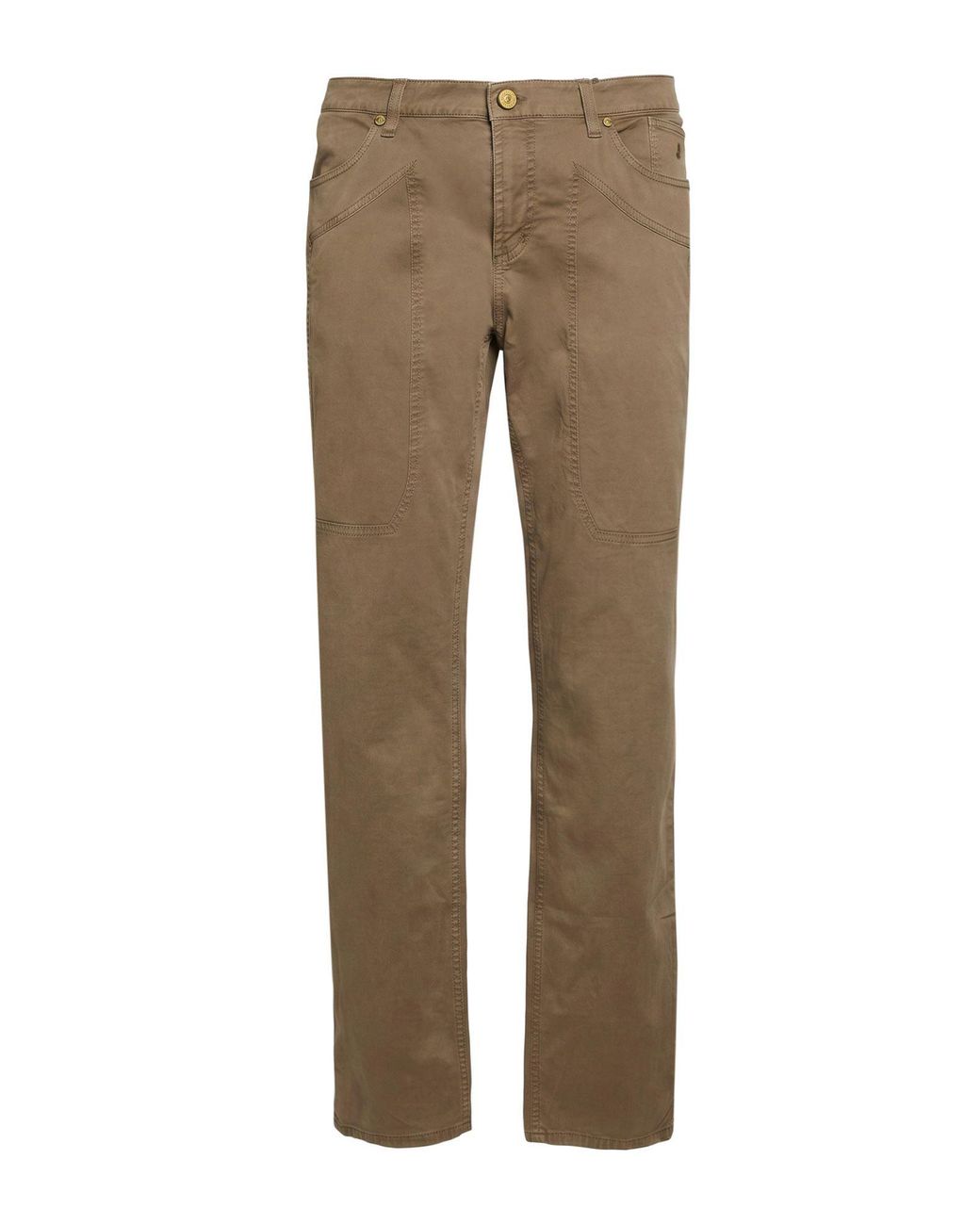 Jeckerson Natural Dark Pants Cotton, Elastane for men