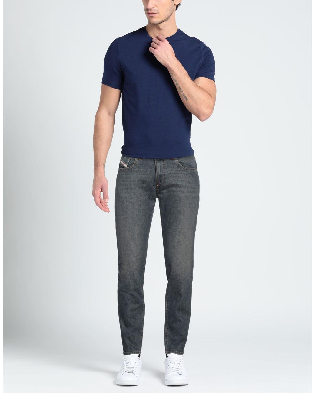 DIESEL Gray Jeans for men