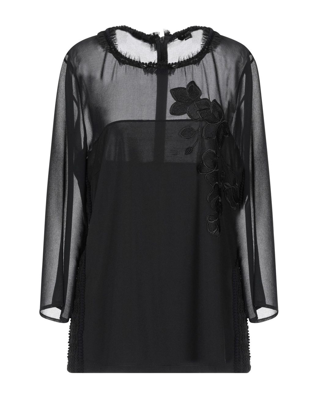 SEVENTY VENEZIA Black Top Polyester, Elastane