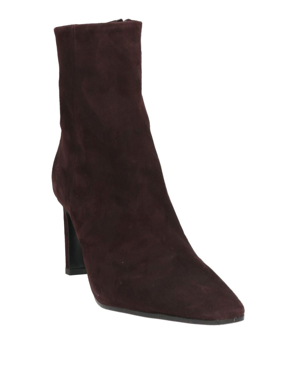 Bianca Di Brown Dark Ankle Boots Leather