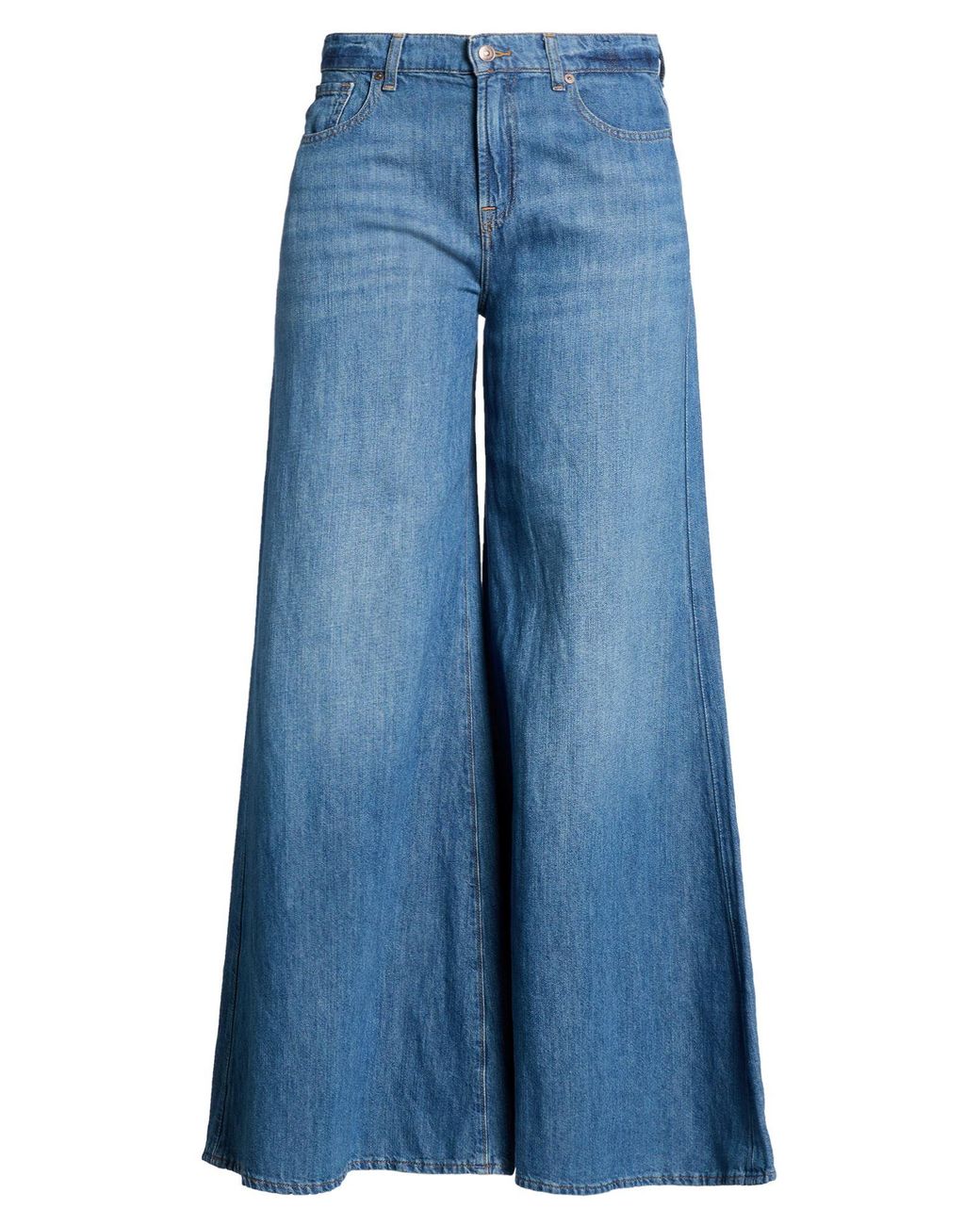 7 For All Mankind Blue Jeans Cotton, Linen