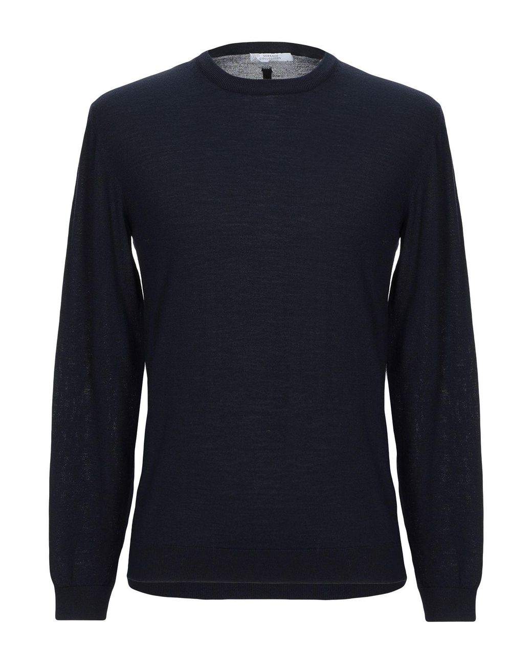 Versace Wool Sweater in Blue for Men - Lyst