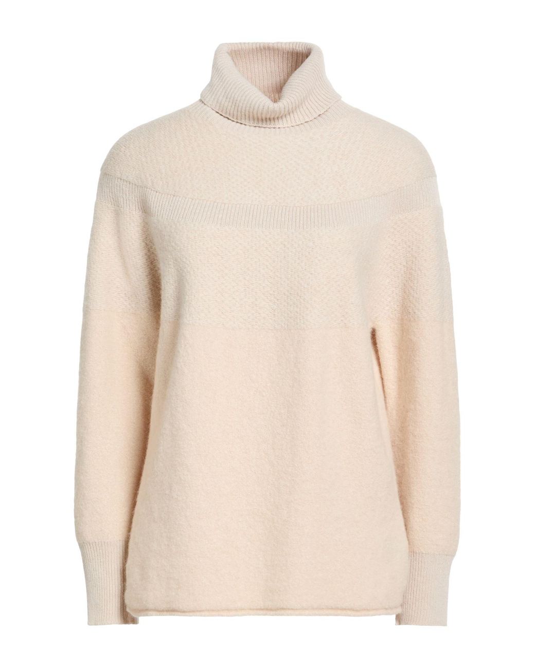 Alpha Studio Natural Rollkragenpullover