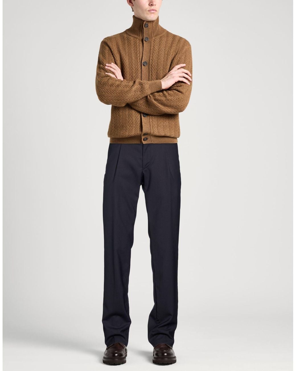 Lardini Blue Pants Wool for men