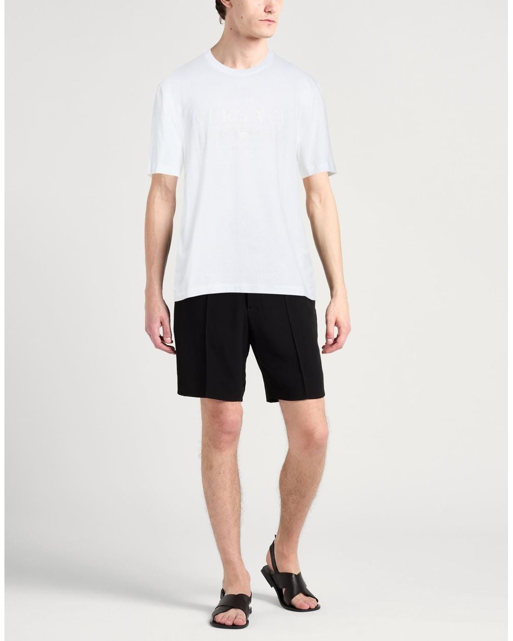 Versace White T-Shirt Cotton for men