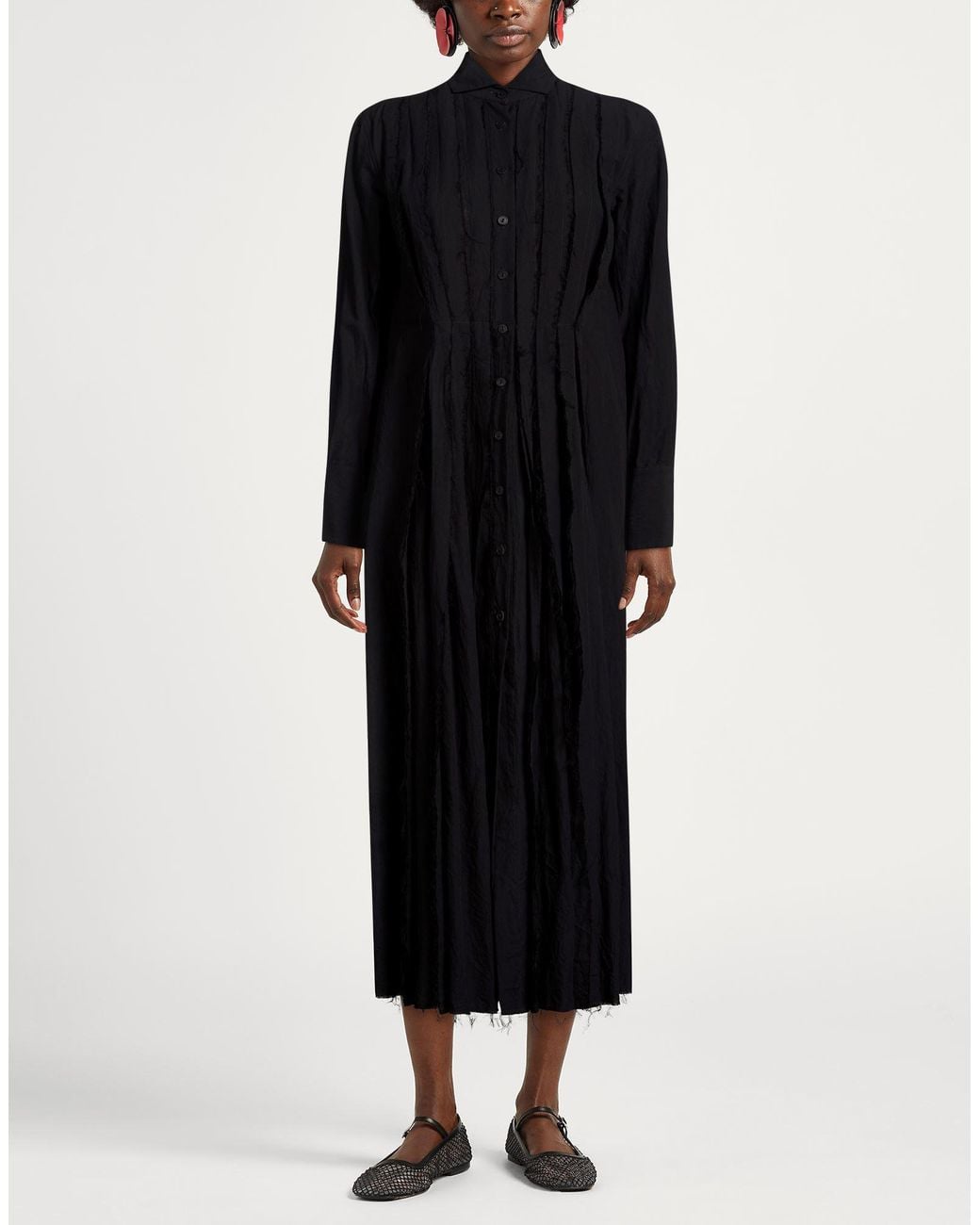Forme D'expression Black Midi Dress