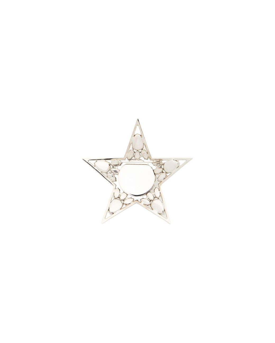 Balmain White Brooch