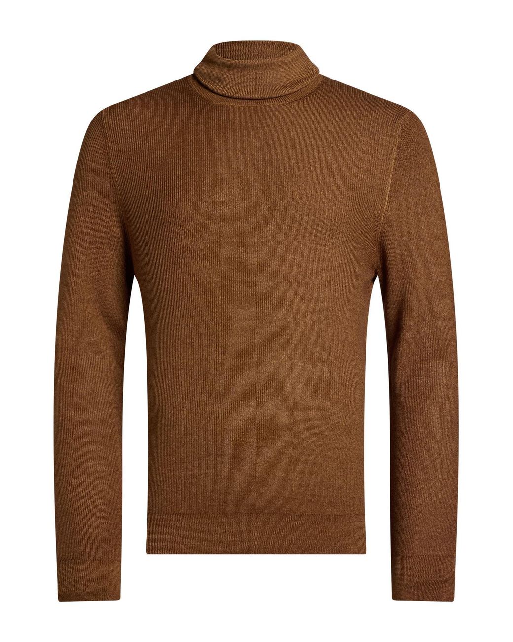 Gran Sasso Brown Turtleneck Virgin Wool for men