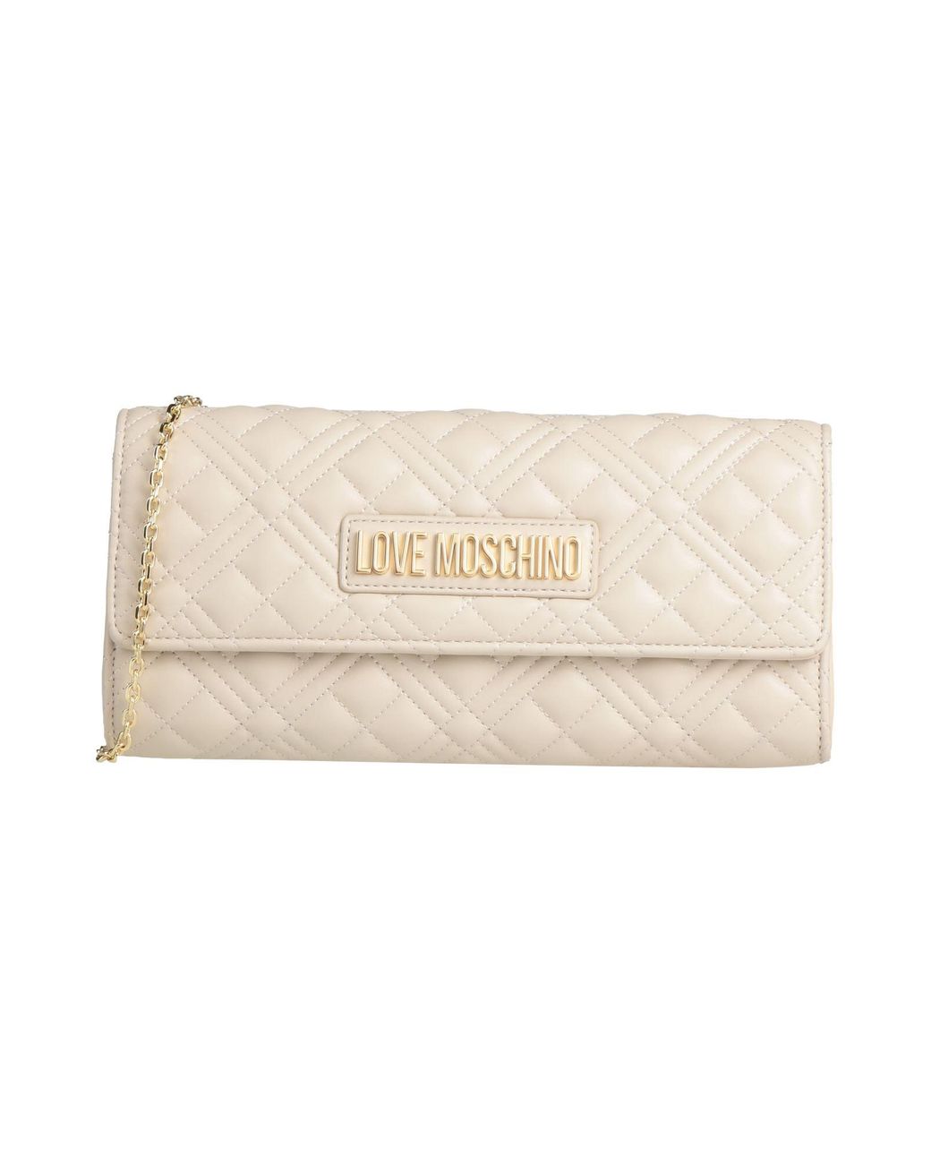 Love Moschino Natural Clutch