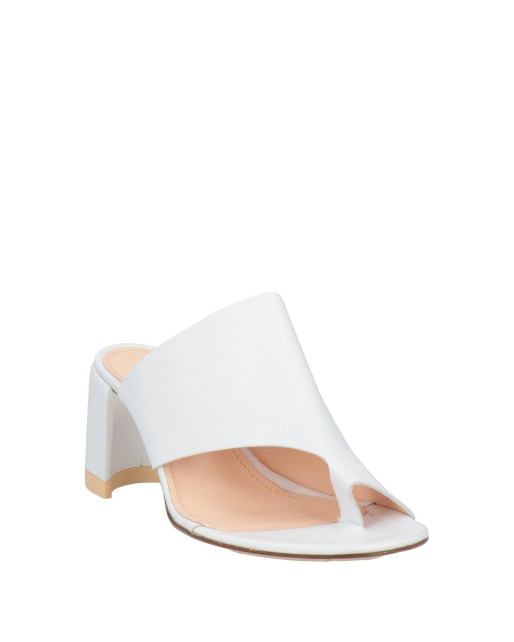 Agl Attilio Giusti Leombruni White Thong Sandals