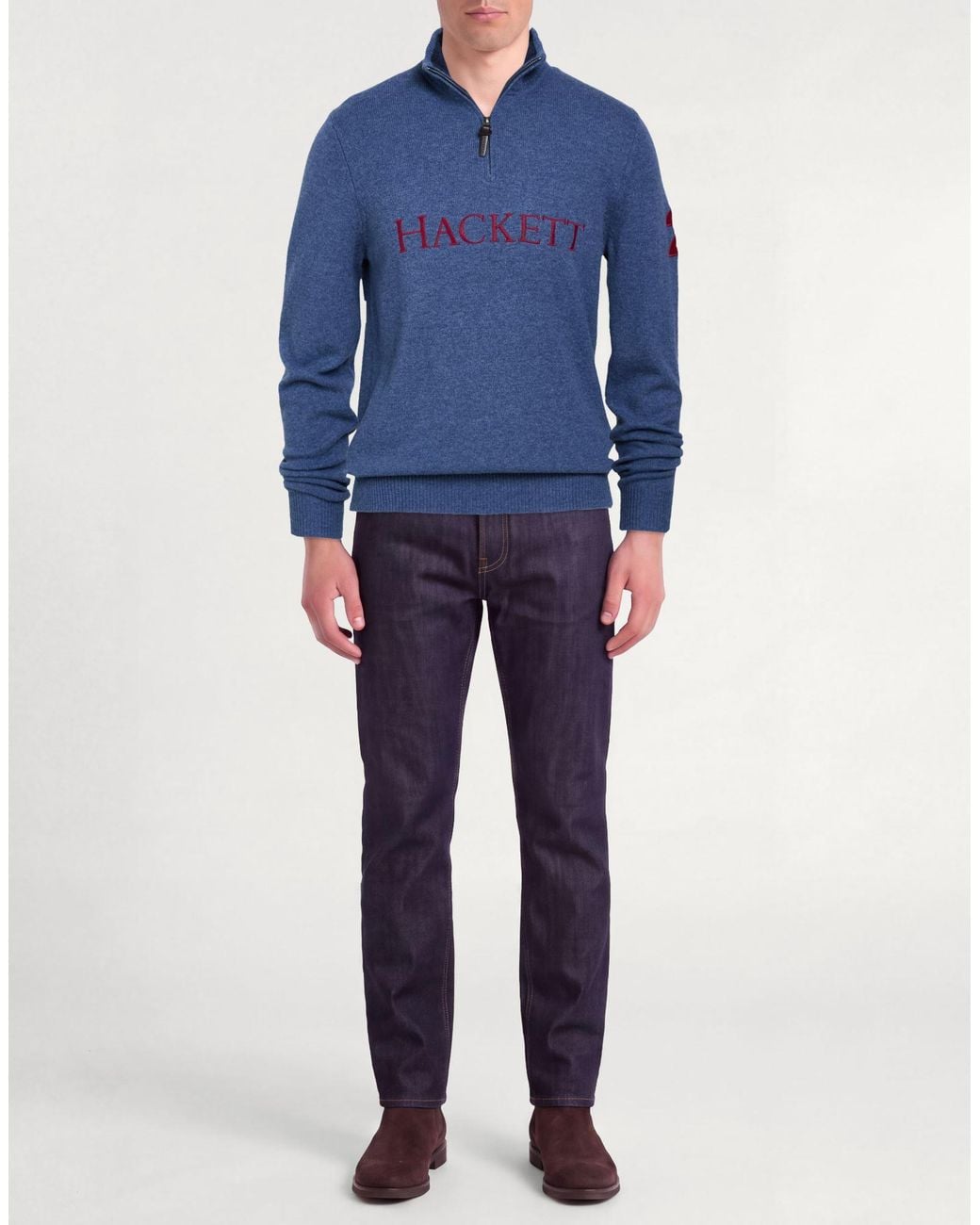 Hackett Rollkragenpullover in Blue für Herren
