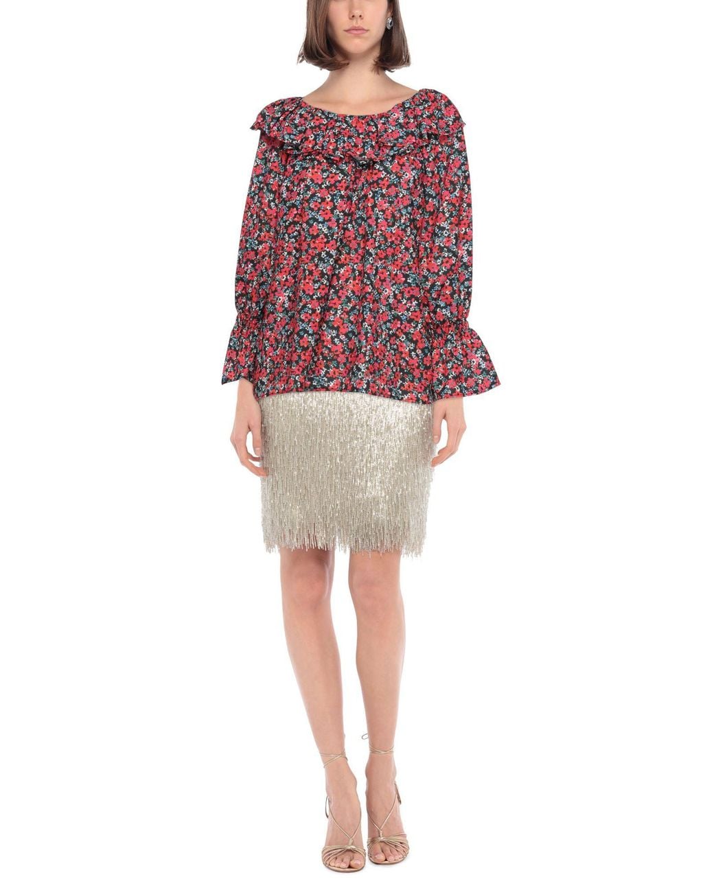 Gaelle Paris Red Top Polyester