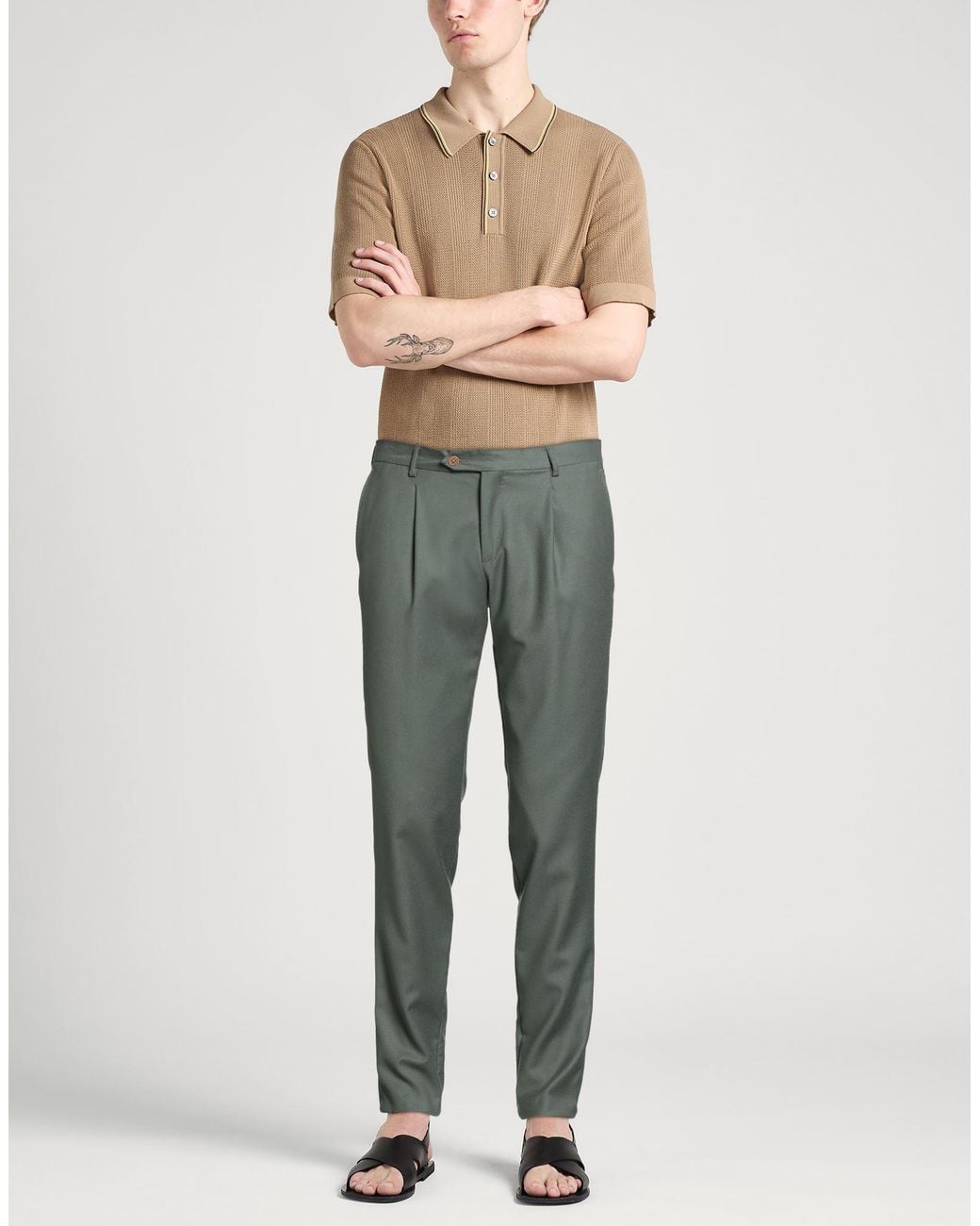 Tombolini Gray Pants for men