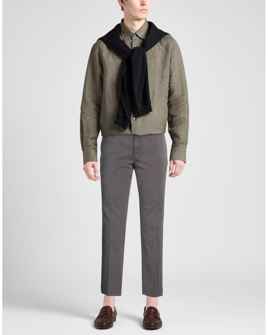Incotex Gray Trouser for men