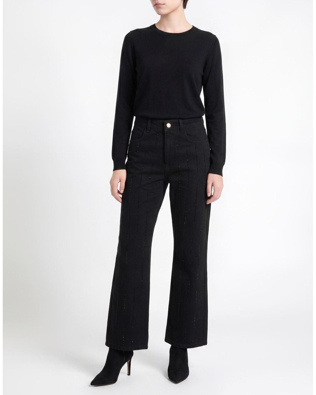 iBlues Black Jeans Cotton