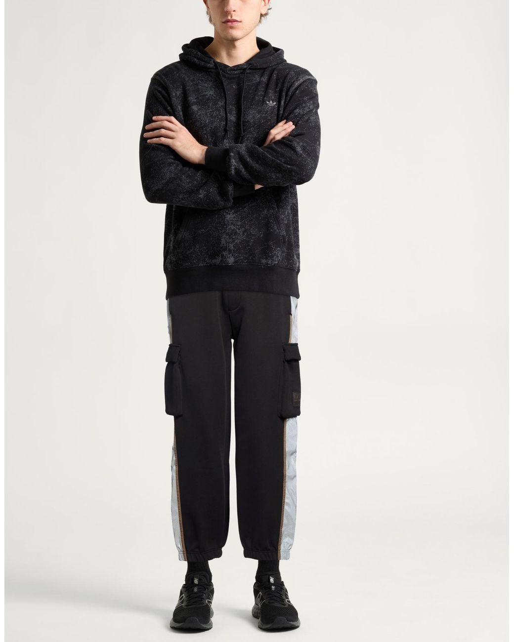 EA7 Black Trouser for men