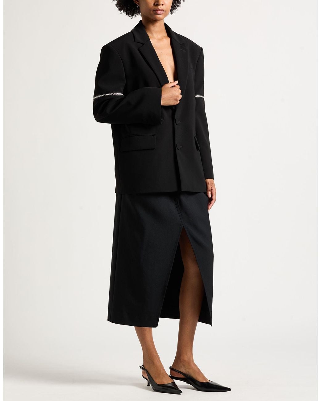 DSquared² Black Blazer Polyester