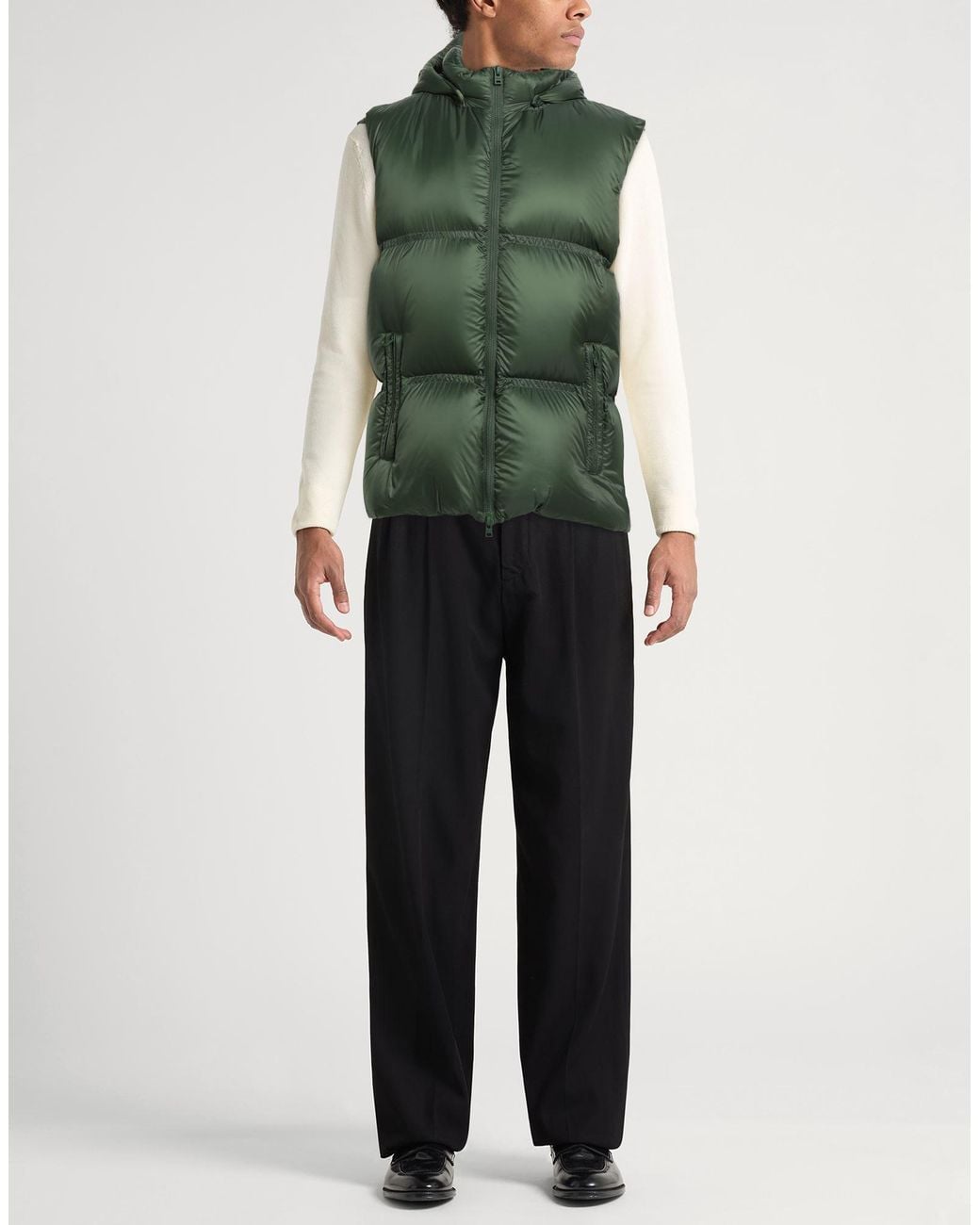 Chompa Sin Mangas Herno de hombre de color Green