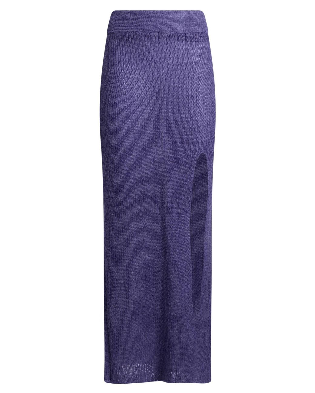 SILENCE LIMITED Purple Maxi Skirt Acrylic, Polyamide, Mohair Wool