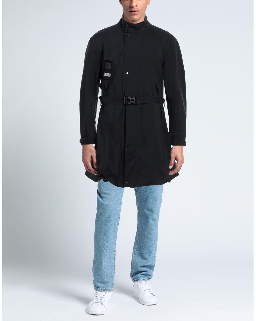 C P Company Blue Overcoat & Trench Coat for men
