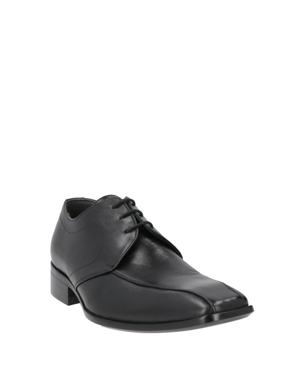 AL ALTO LIVELLO Gray Lace-Up Shoes Leather for men