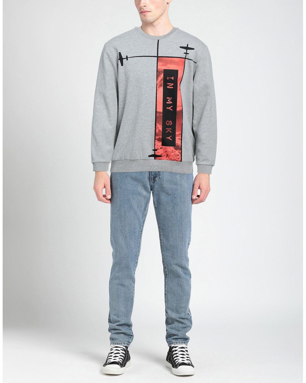 Trussardi Gray Sweatshirt for men