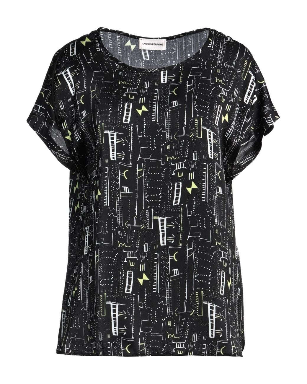 Sandro Ferrone Black Top Polyester