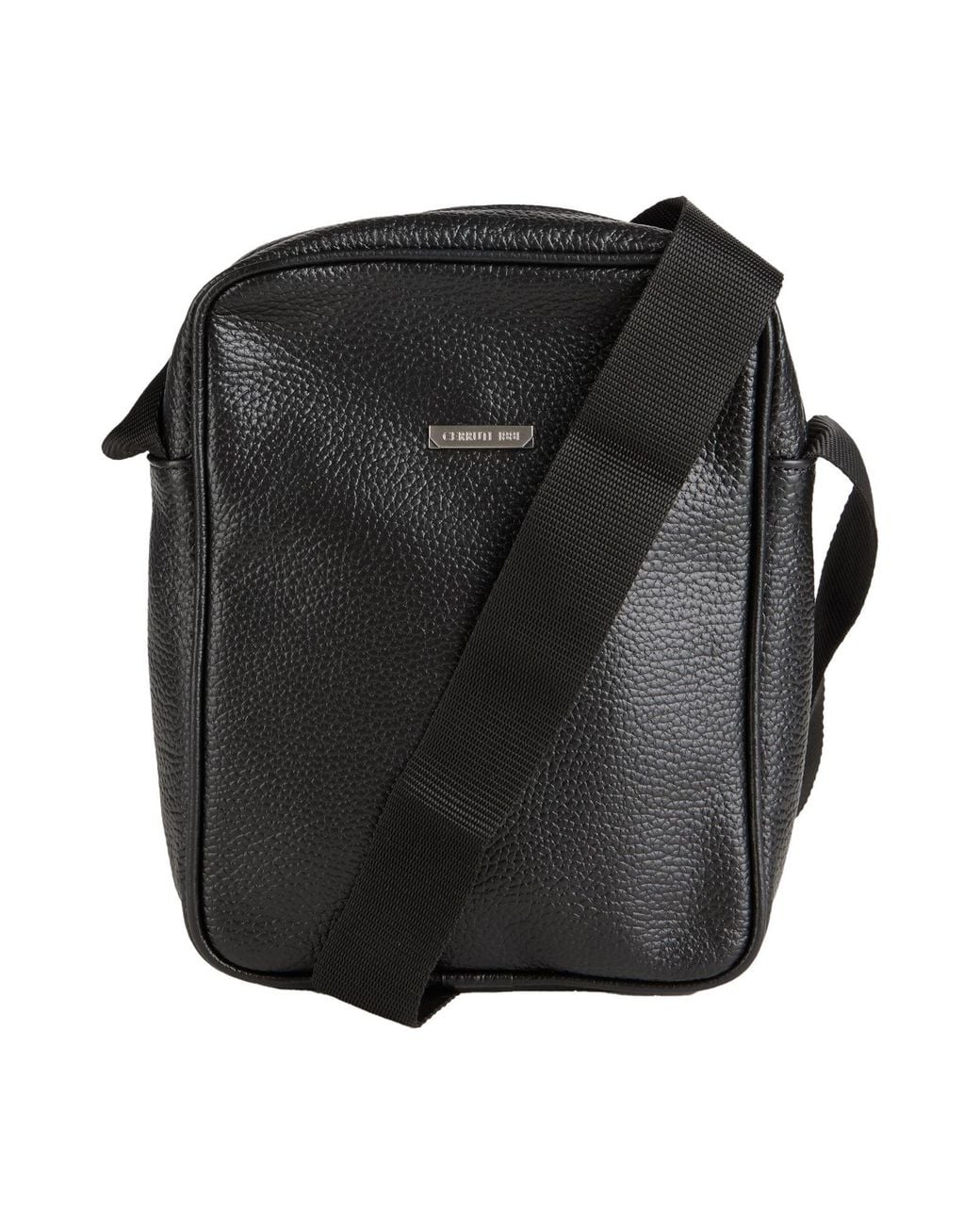 Cerruti 1881 Black Cross-Body Bag Calfskin for men
