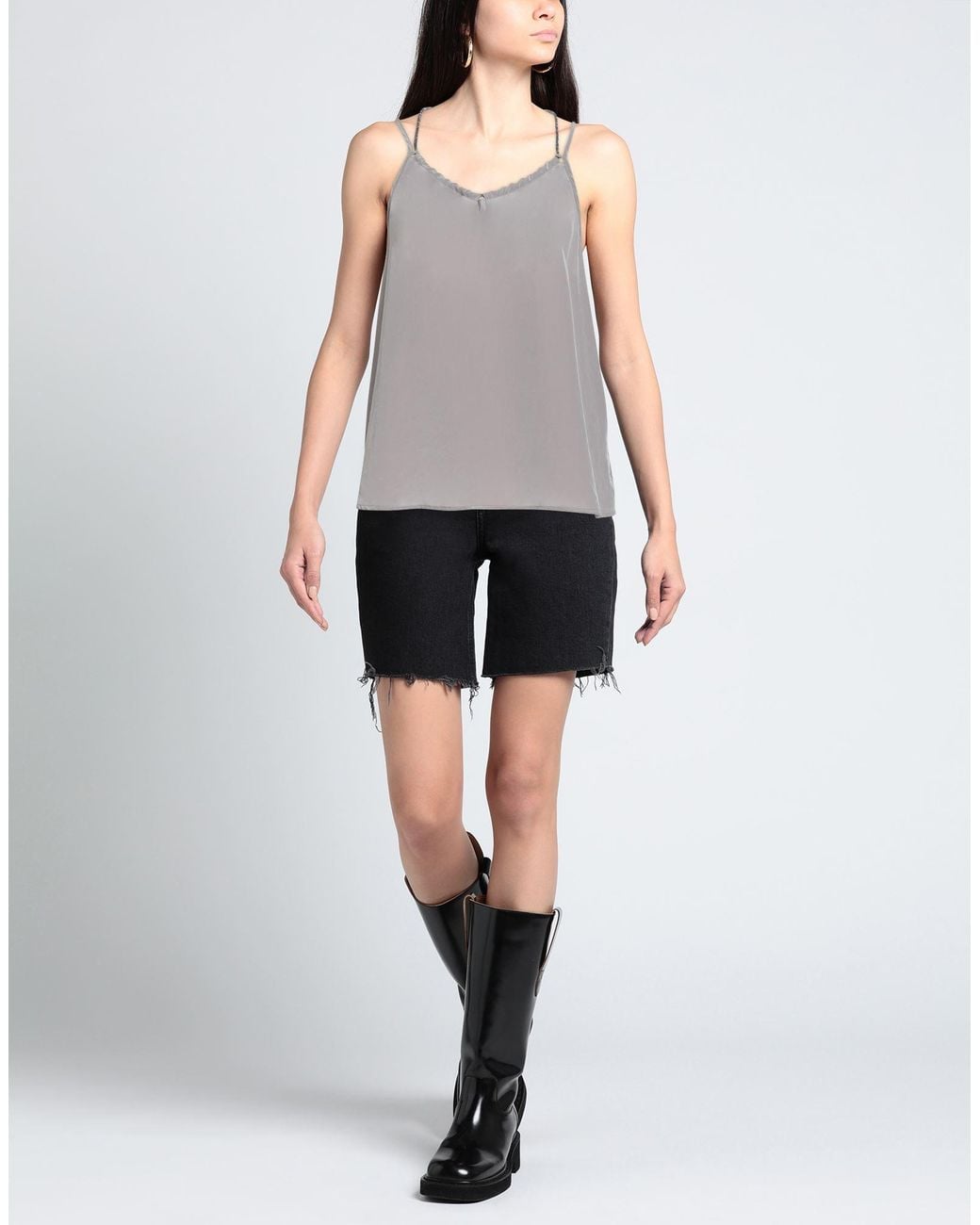 Luisa Cerano Gray Top