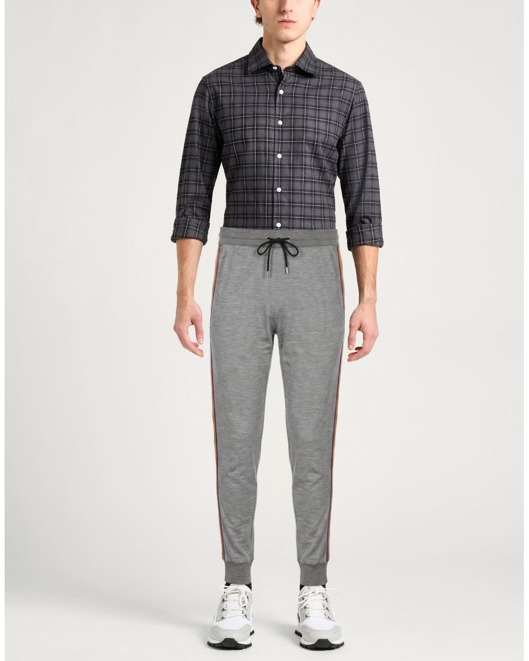 Paul Smith Gray Pants Wool for men