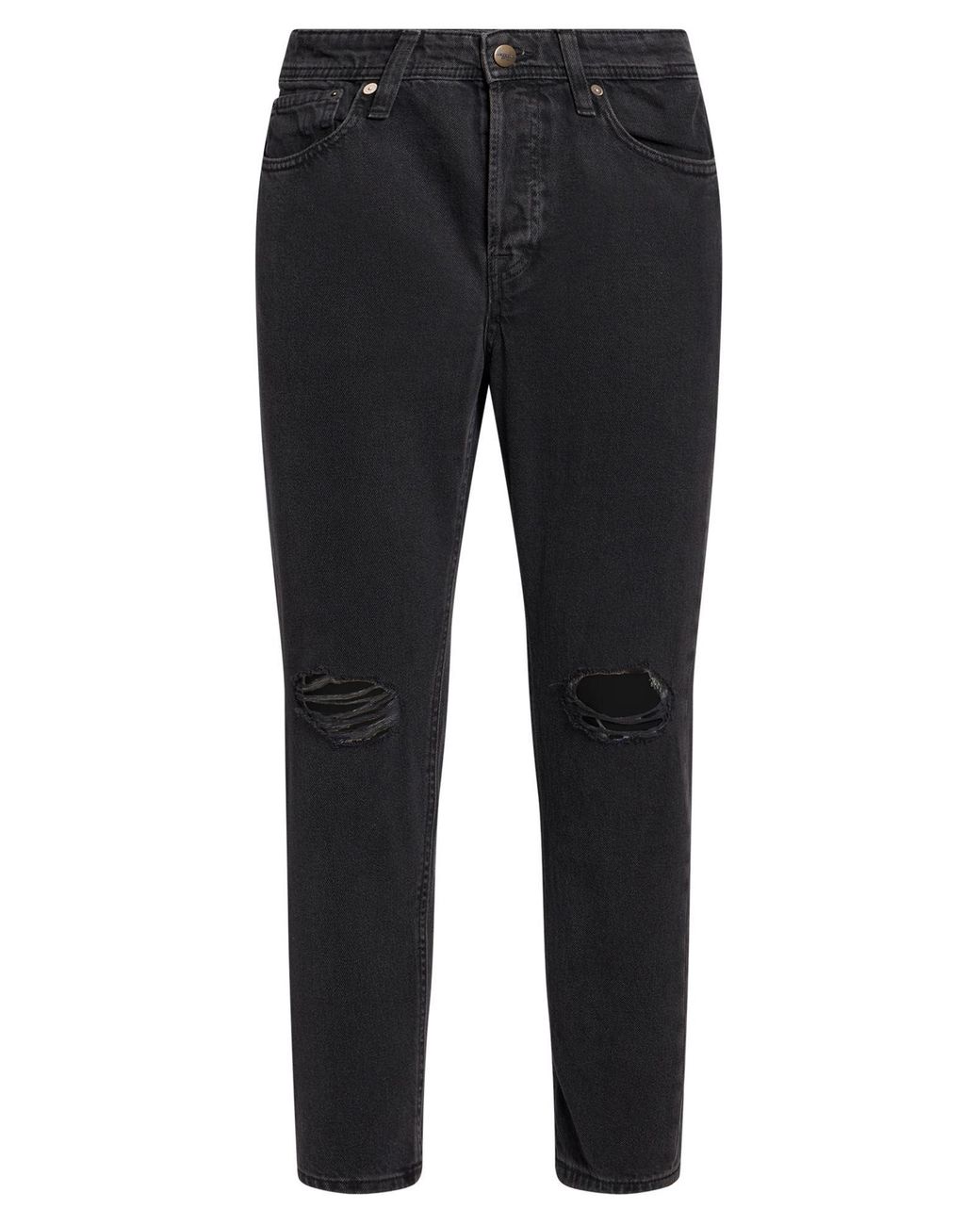Jack & Jones Black Jeans Cotton, Elastane for men